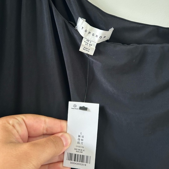 Topshop Super Soft Shaping One Shoulder Slip Dress - Picture 4 of 7